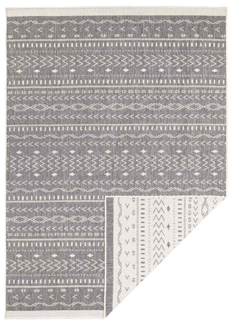 Kuba Reversible Indoor-Outdoor Natural Scandinavian Rug