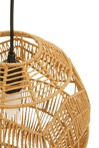 Jaya Natural Paper Rope Pendant Light