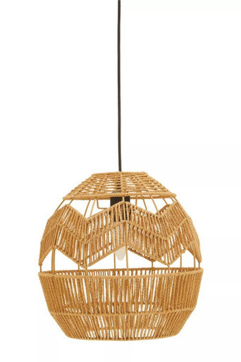 Jaya Natural Paper Rope Pendant Light