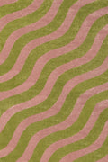Joli Wave Green & Pink Rug
