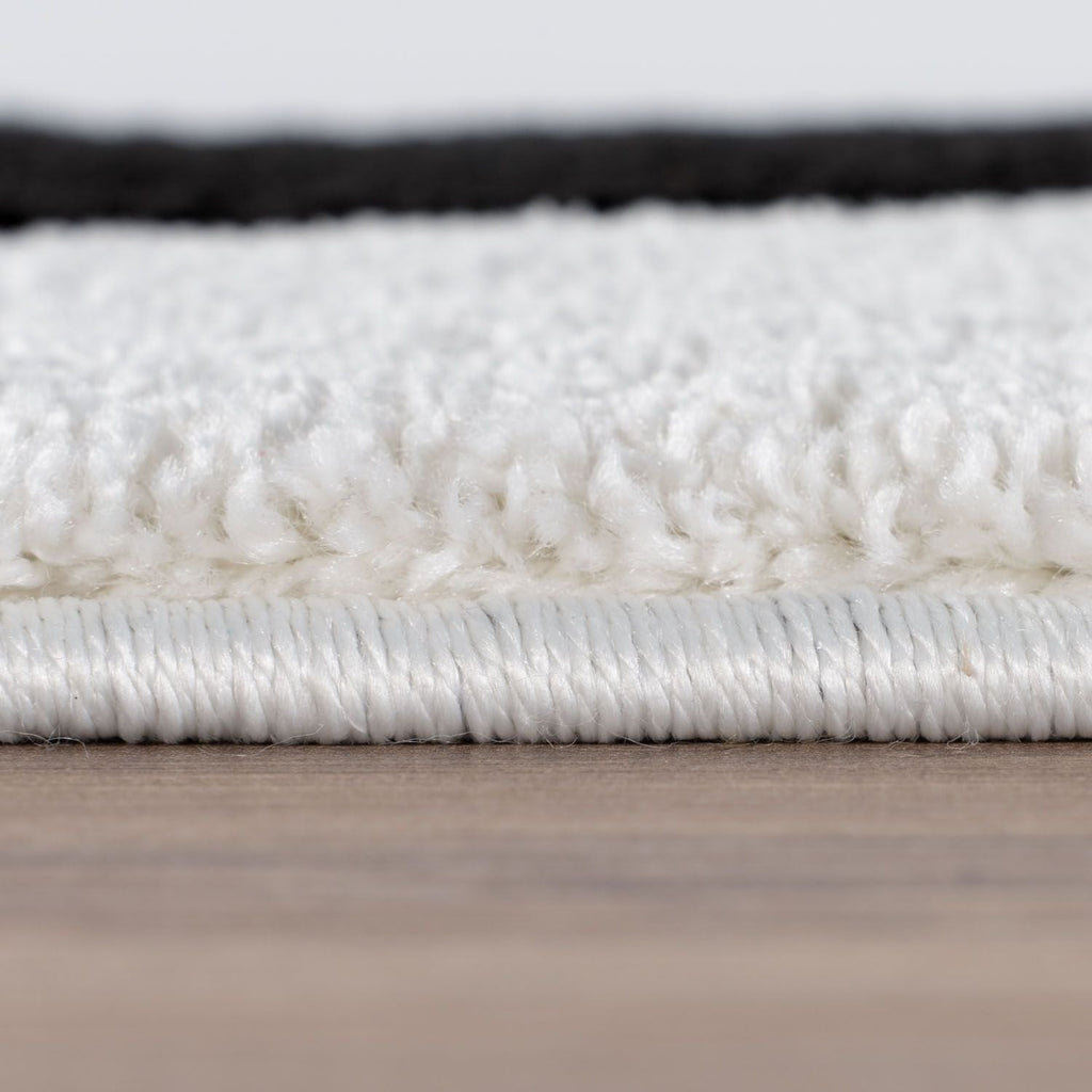 Joli Striped Black & White Rug