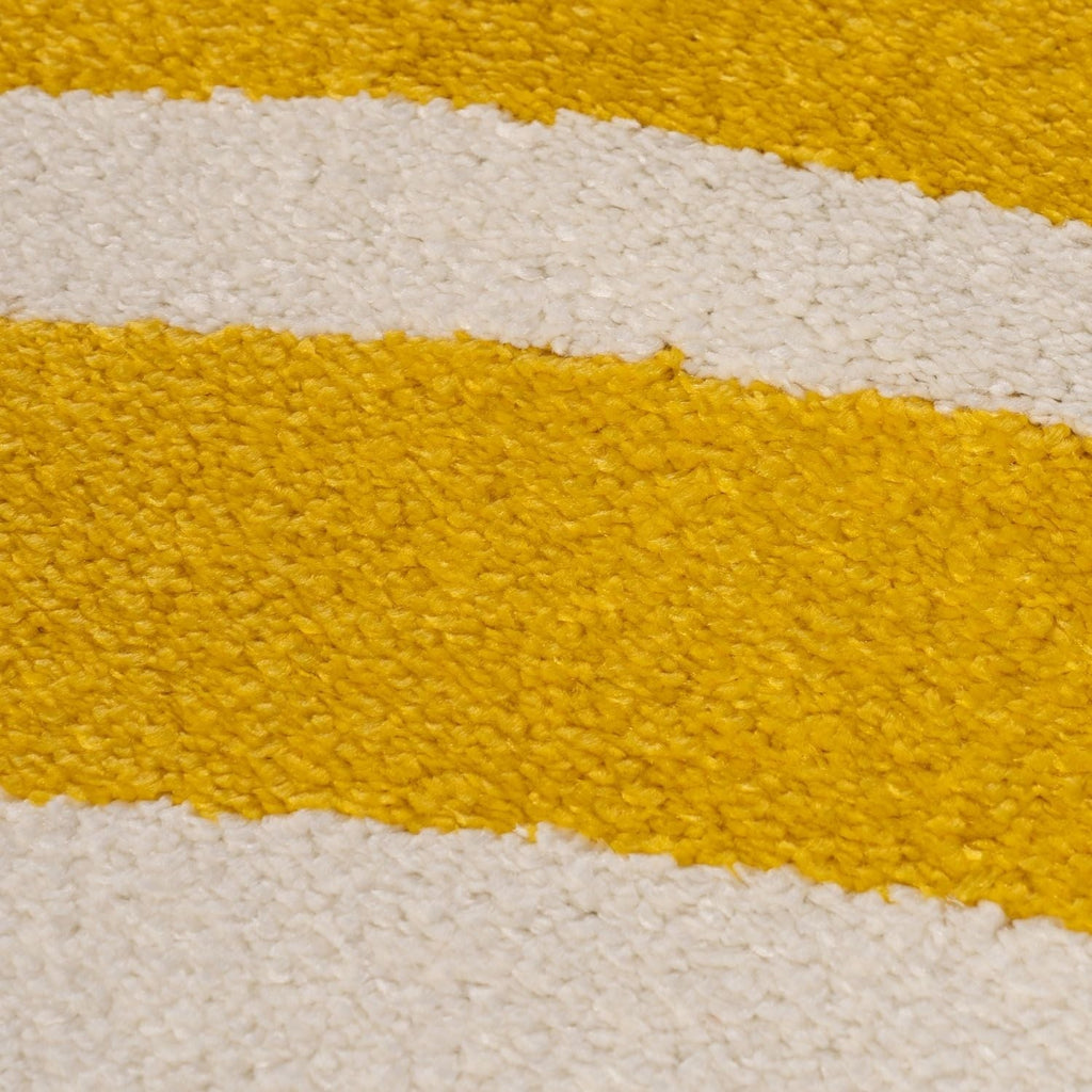 Joli Striped Yellow & White Rug