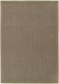 Bordered Sage Green Non-Slip Sisal Rug