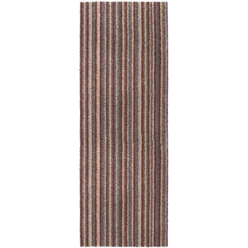 Washable Mat – Striped Design In Multicolour
