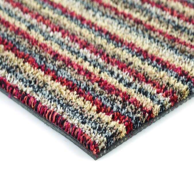 Washable Mat – Striped Design In Multicolour