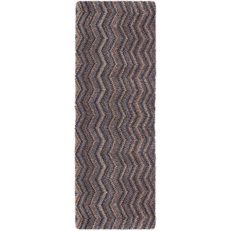 Washable Mats - Chevron Design Cotton Contemporary
