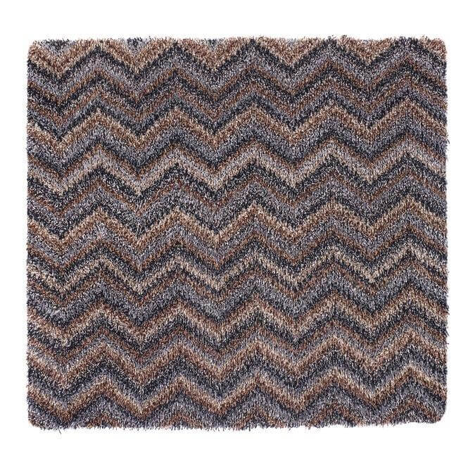 Washable Mats - Chevron Design Cotton Contemporary