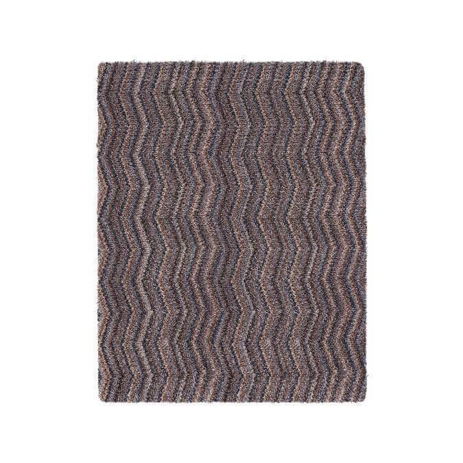 Washable Mats - Chevron Design Cotton Contemporary
