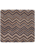 Washable Mat Chevron Design In Multicolour