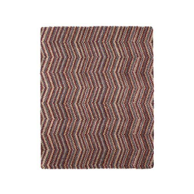 Washable Mat Chevron Design Cotton