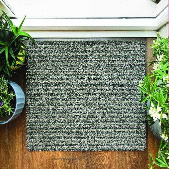 Washable Mat Stripe Design In Multicolour