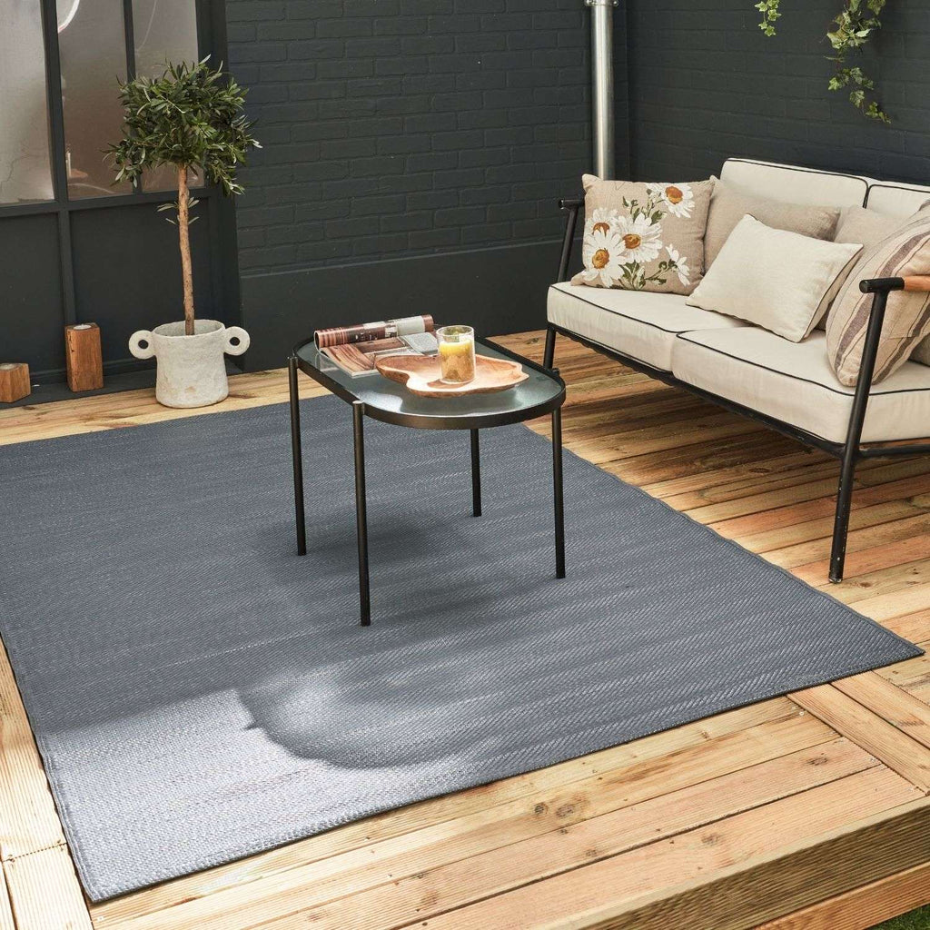 Urban Outdoor Rug Anthracite Dark Grey Contemporary