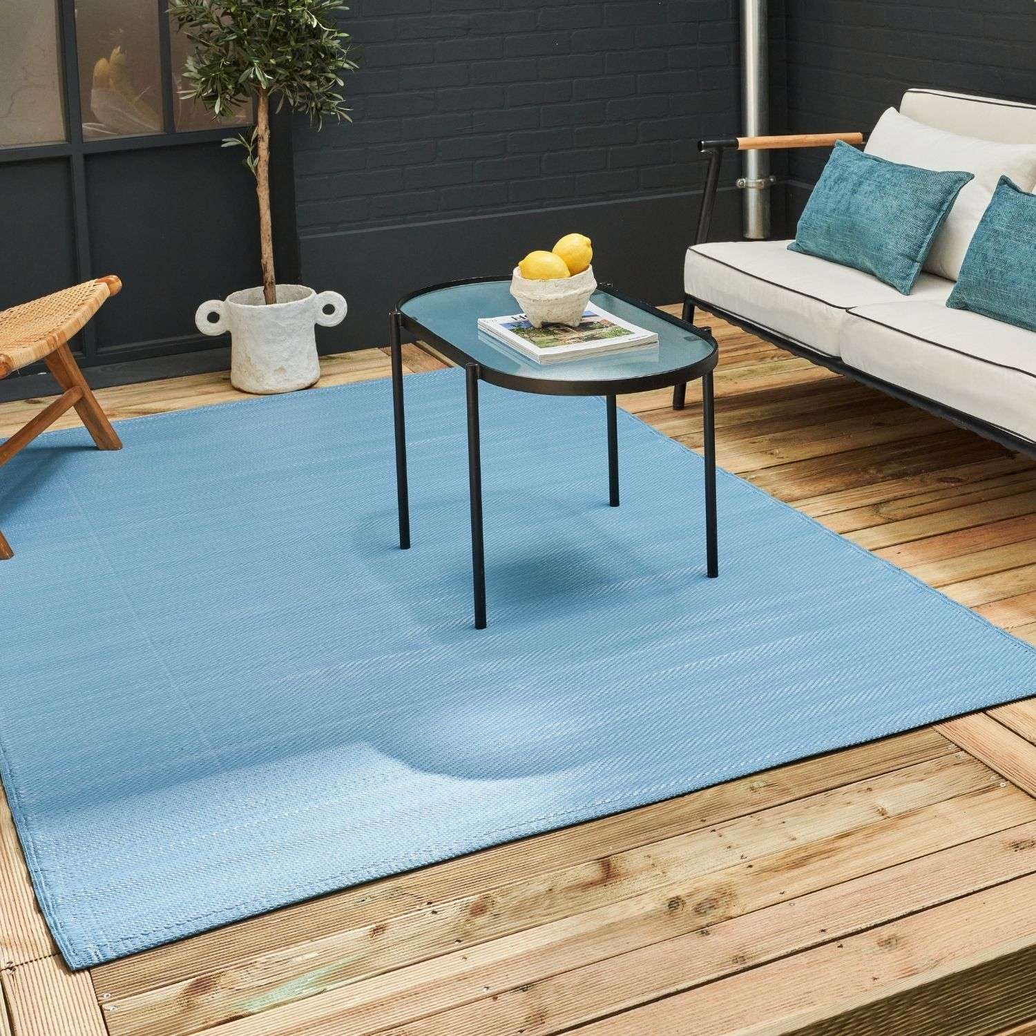 Urban Outdoor Rug Blue