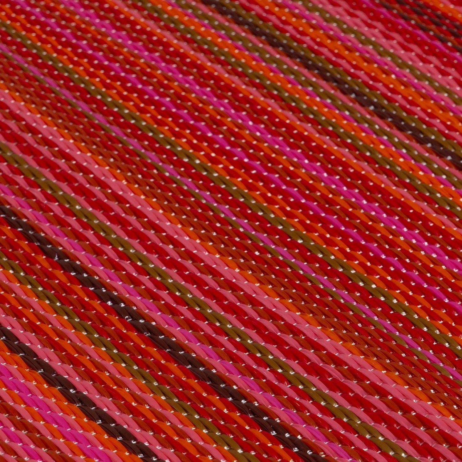 Rainbow Outdoor Rug Terra Rattan Contemporary