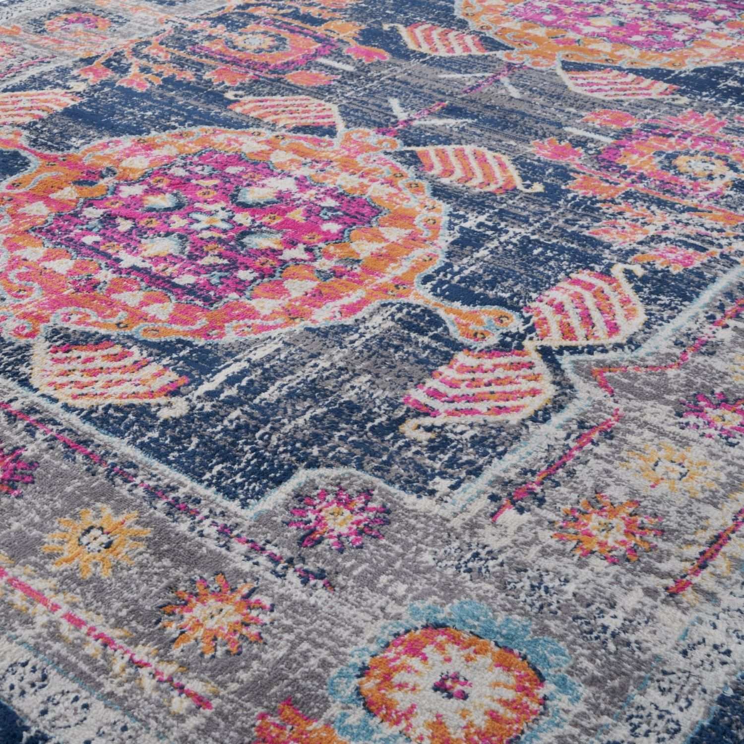 Marrakech Vintage Multicolour Rug Modern