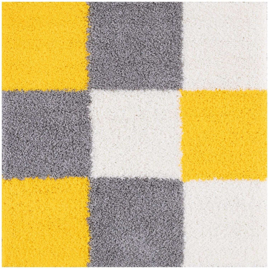 Myshaggy Geometric Yellow Natural Contemporary Rug