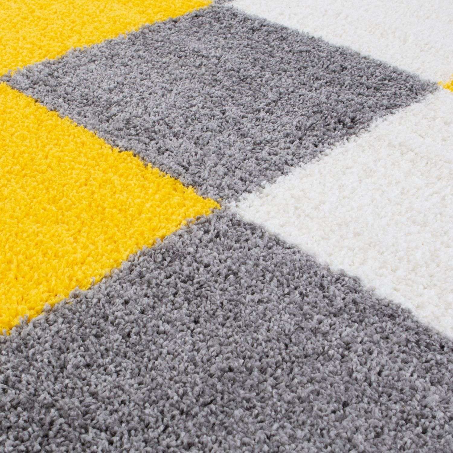 Myshaggy Geometric Yellow Natural Contemporary Rug