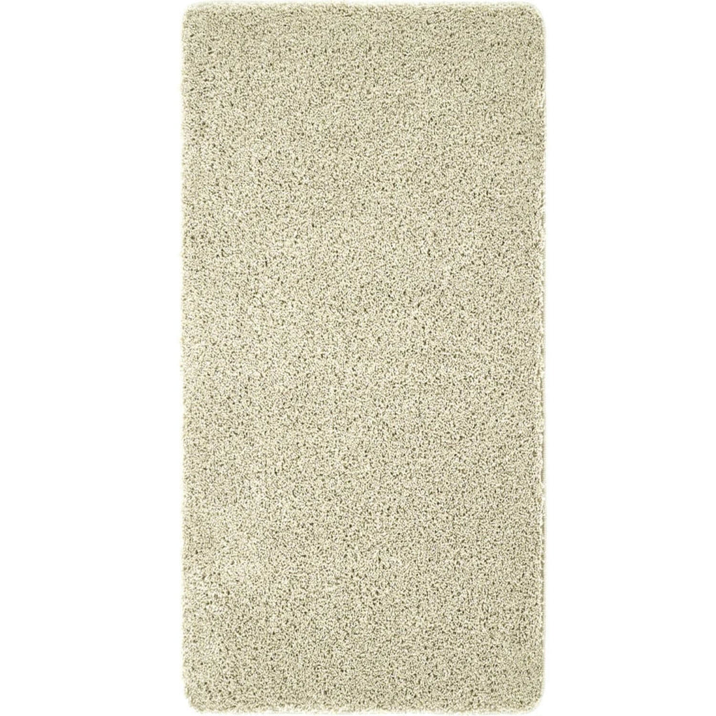 Washable Stone Shaggy Natural Rug