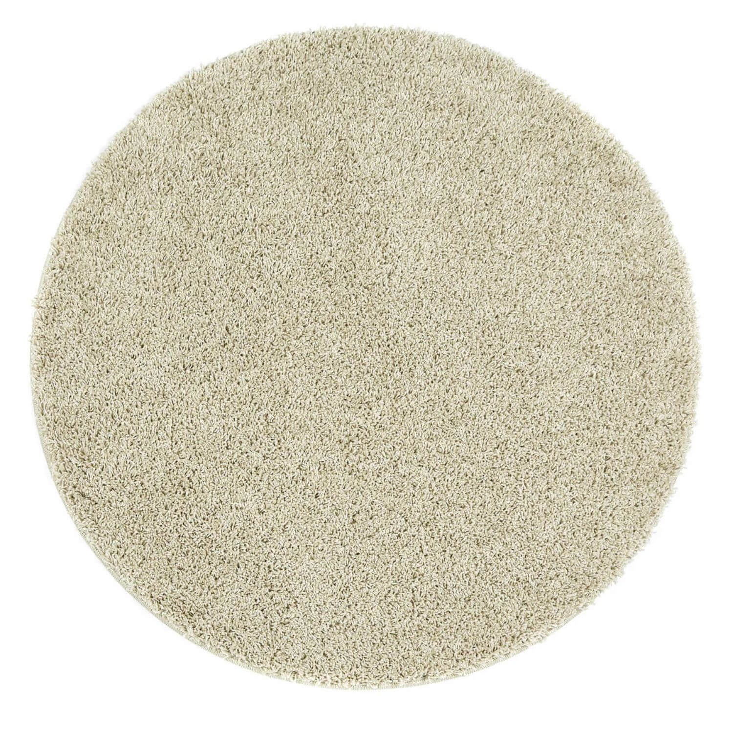 Washable Stone Shaggy Natural Rug