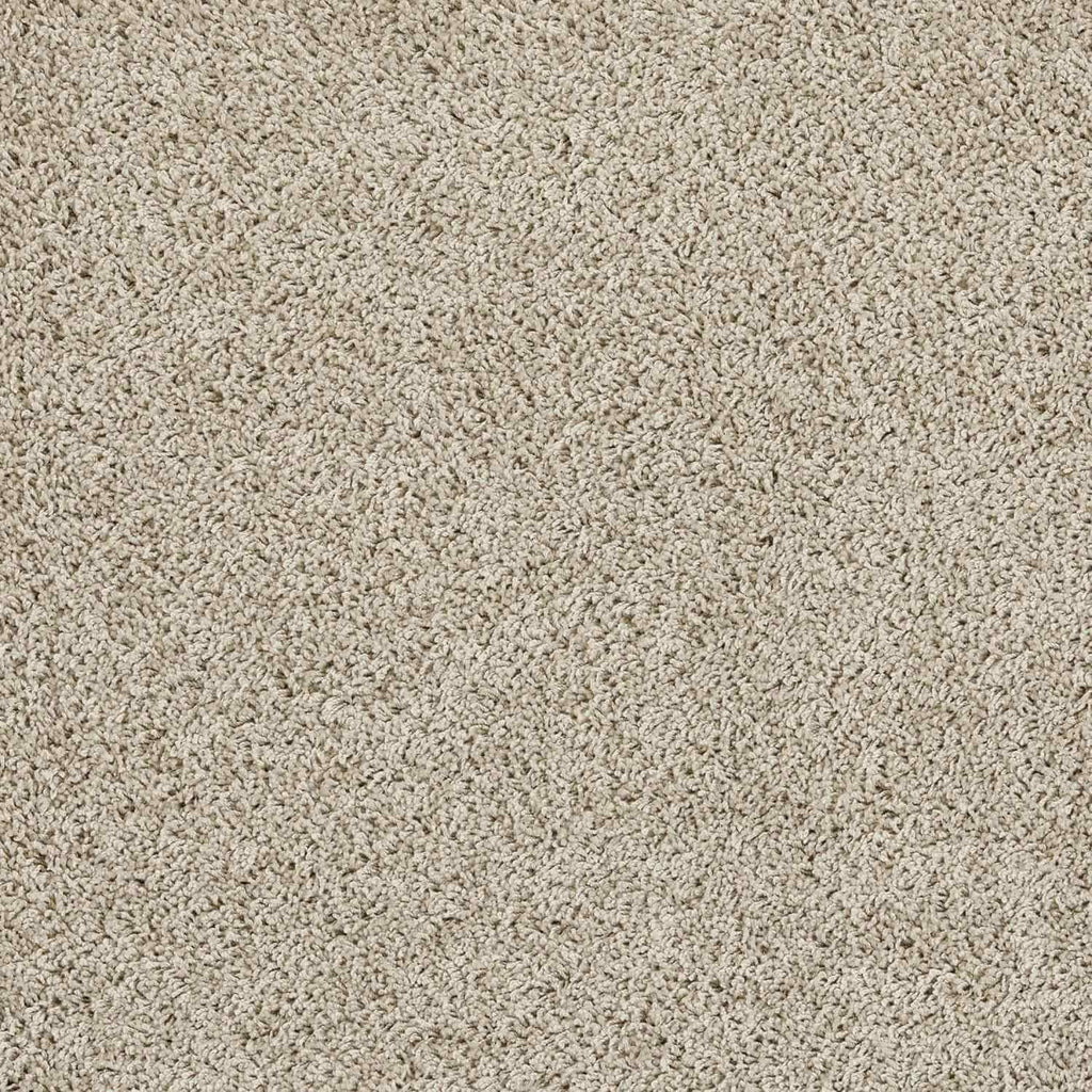 Washable Stone Shaggy Natural Rug