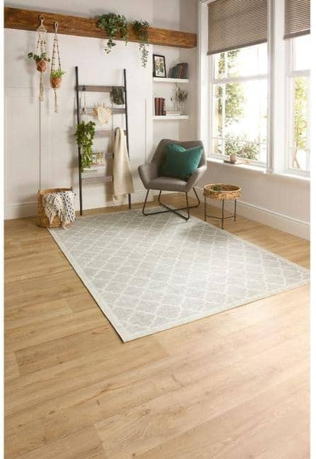 Washable Rug Eterna Beige Cotton Contemporary