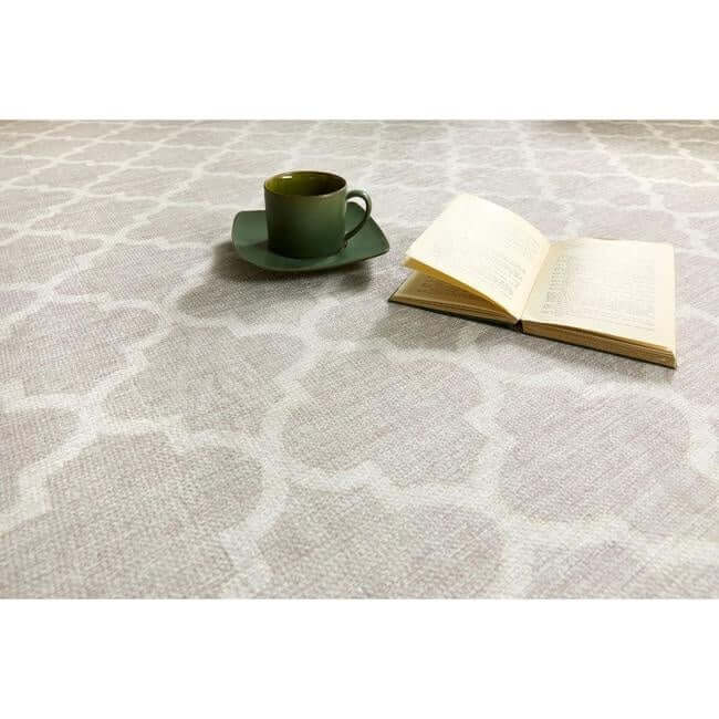 Washable Rug Eterna Beige Cotton Contemporary