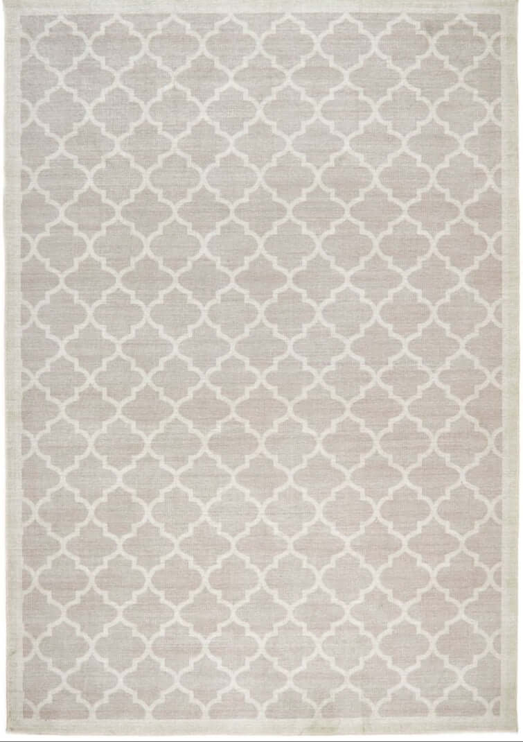 Washable Rug Eterna Beige Cotton Contemporary